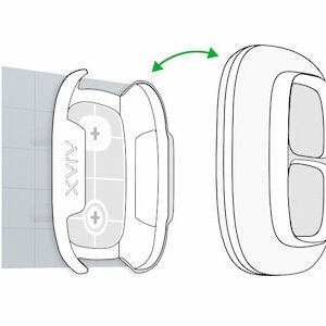 Holder for Button or Double button White AJAX - Image 3