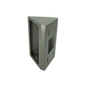 Two Module Corner Bracket 45' Surface for Dahua Video Door Phone Unit Gray Color - Image 3