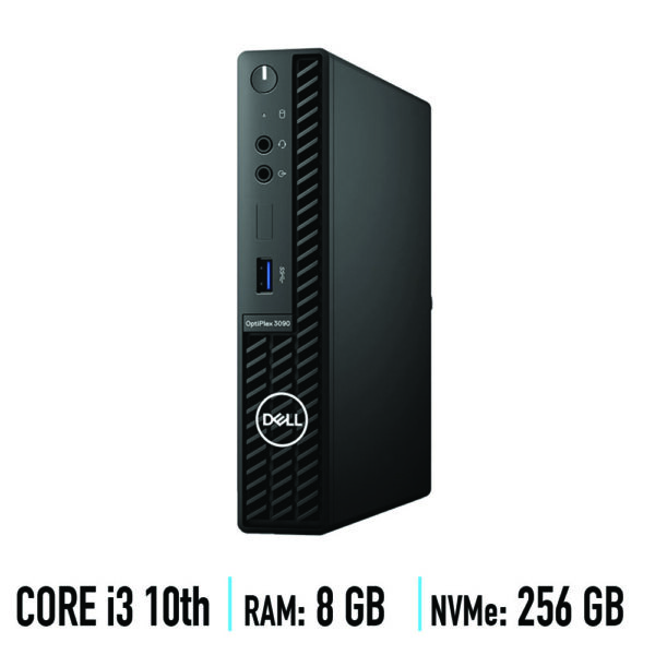 Dell optiplex 3090 micro - Μεταχειρισμένο pc - Core i3 10th - 8gb ram - 256gb NVMe