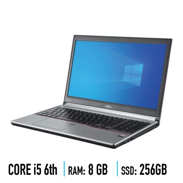 Fujitsu LifeBook E756 (Δώρο εξωτερική WebCamera)– Μεταχειρισμένο laptop – Core i5 6th– 8gb ram – 256gb ssd